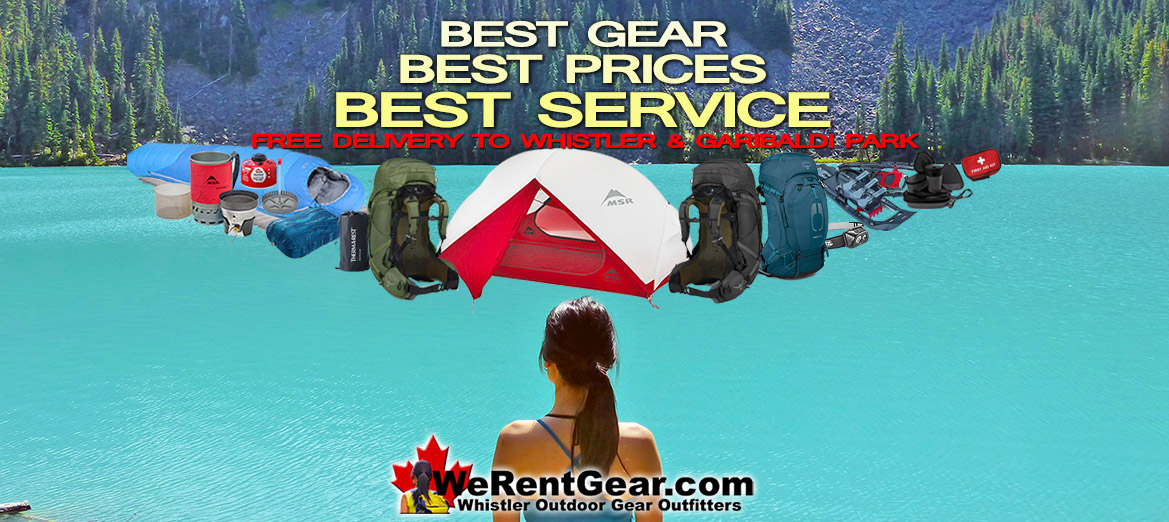 Whistler Camping Gear Rental