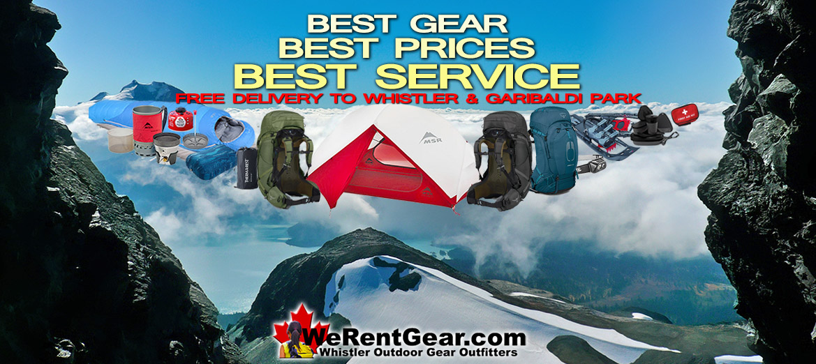 Whistler Camping Gear Rental