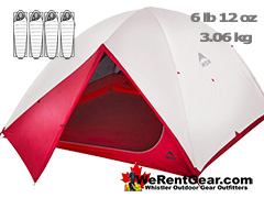 Rent Zoic 4 Tent Whistler