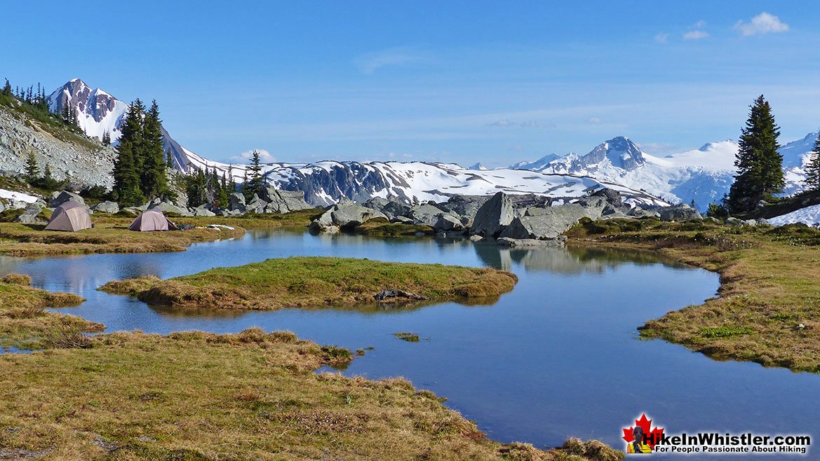 Beautiful Blackcomb Mountain Camp