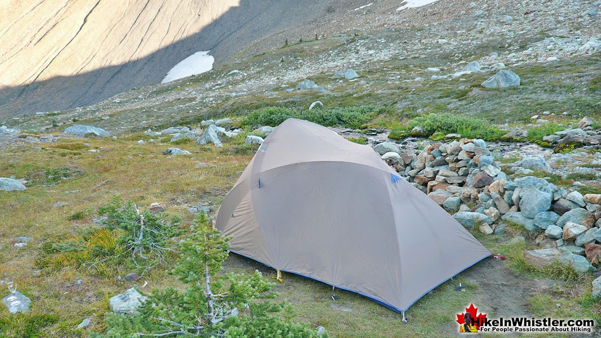 Russet Lake Campsite Next to The Fissile