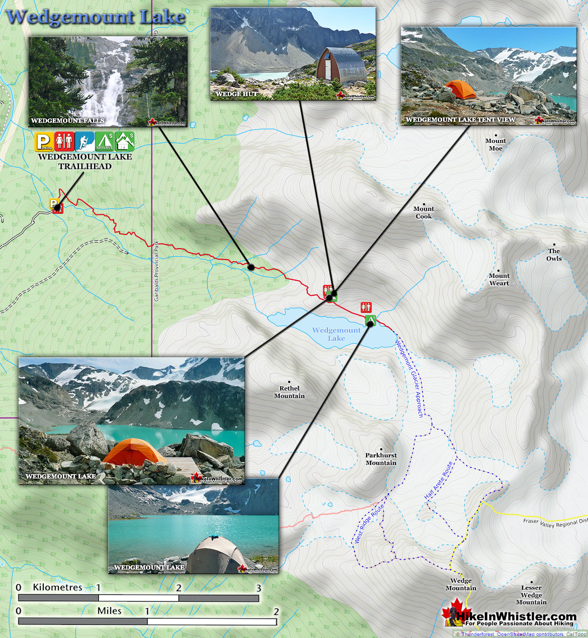 Wedgemount Lake Map v16